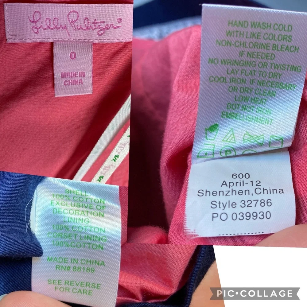 Lilly Pulitzer Krissa Colorblock Dress Size 0 - Picture 14 of 15